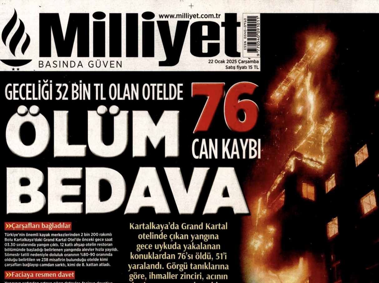 Αντιδράσεις στην Τουρκία για τραγωδία ξενοδοχείου: «Είστε ντροπιαστικοί»